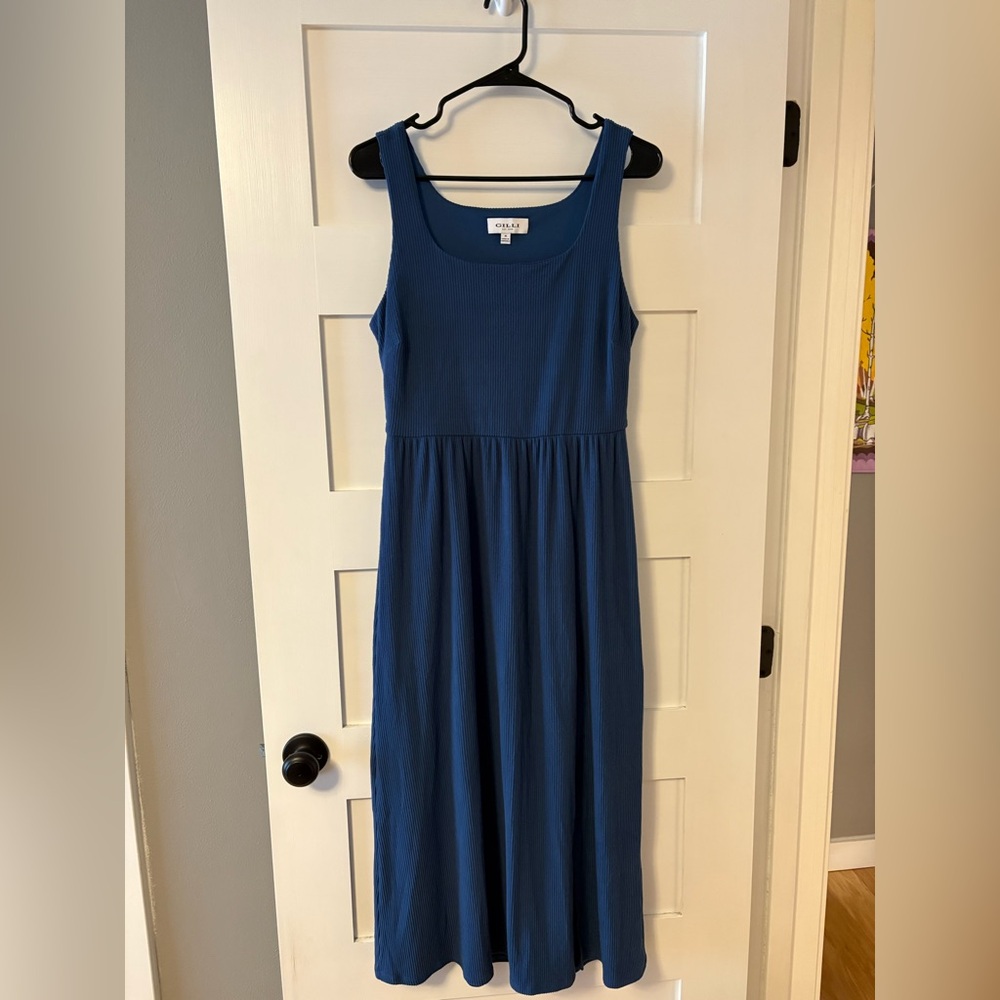 Soft Blue Gilli Midi Dress